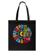 SHE DANCE TO THE SONG Tote Bag thumbnail