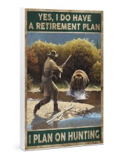 EDUCATION IS IMPORATNT BUT HUNTING IS IMPORTANTER 24x36 Gallery Wrapped Canvas Prints thumbnail