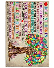 DEAR STUDENT 11x17 Poster front