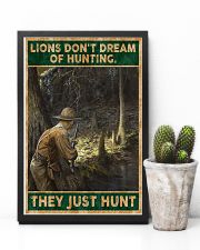 LIONS DON'T DREAM OF HUNTING THEY HUNT 24x36 Poster lifestyle-poster-8