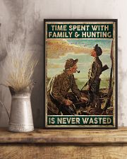 Spent time on hunting is never wasted 24x36 Poster lifestyle-poster-3