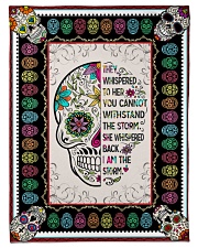 I AM THE STORM- SKULL BLANKET Small Fleece Blanket - 30" x 40" thumbnail