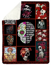 Best Tattooed Skull Blanket Large Sherpa Fleece Blanket - 60" x 80" thumbnail