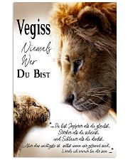 VEGISS NIEMALS WER DU BIST 11x17 Poster front