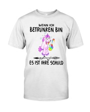 Wenn ich betrunken bin Classic T-Shirt thumbnail