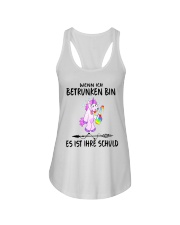 Wenn ich betrunken bin Ladies Flowy Tank front