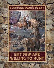 Everyone wants to eat but few are willing to hunt 24x36 Poster aos-poster-portrait-24x36-lifestyle-16