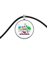 GIRL PWR Cord Circle Necklace thumbnail