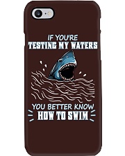 TESTING MY WATERS YOU BETTER KNOW HOW TO SWIM Phone Case tile