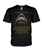COME TO THE SHARK SIDE V-Neck T-Shirt tile