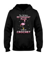 I Plan On Crochet Hooded Sweatshirt front