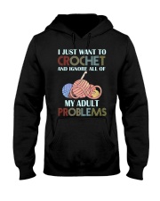 I Just Want To Crochet Hooded Sweatshirt thumbnail