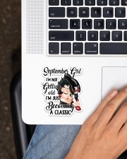September Girl Sticker - Single (Vertical) aos-sticker-single-vertical-lifestyle-front-11