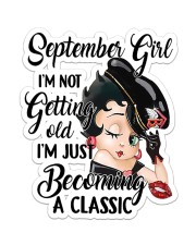 September Girl Sticker - Single (Vertical) front