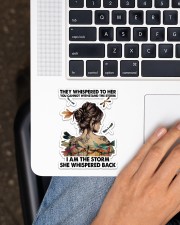 Dragonfly I Am The Storm Sticker - Single (Vertical) aos-sticker-single-vertical-lifestyle-front-11