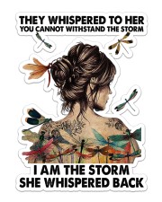 Dragonfly I Am The Storm Sticker - Single (Vertical) front