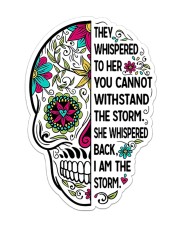 Sugar Skull Sticker - Single (Vertical) front