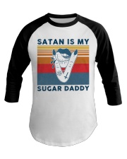 Satan Is My Sugar Daddy Baseball Tee tile