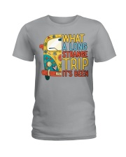 Hippie What A Long Strange Trip Ladies T-Shirt tile