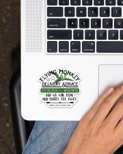 Flying Monkey Sticker - Single (Horizontal) aos-sticker-single-horizontal-lifestyle-front-11