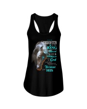 I'm The Daughter Of The King Ladies Flowy Tank tile