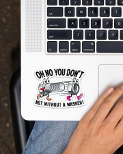 Mechanic Sticker - Single (Horizontal) aos-sticker-single-horizontal-lifestyle-front-11