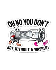 Mechanic Sticker - Single (Horizontal) front