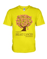 Support Breast Cancer Awareness V-Neck T-Shirt thumbnail