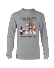 Dogs And Wine Long Sleeve Tee thumbnail