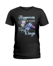 Happiness Is Flying With Your Own Wings Ladies T-Shirt thumbnail