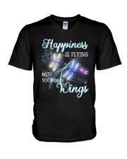 Happiness Is Flying With Your Own Wings V-Neck T-Shirt thumbnail