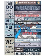 In This Diabetes House 11x17 Poster front