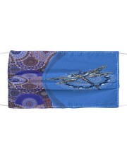 Dragonfly Mandala Cloth face mask front