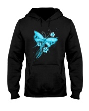 Blue Light Dragonfly Hooded Sweatshirt thumbnail