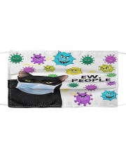 Black Cat Ew People Cloth face mask front