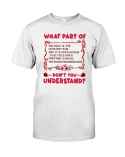 For Knitting Lovers Classic T-Shirt front