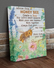 Advice From A Honey Bee 11x14 Gallery Wrapped Canvas Prints aos-canvas-pgw-11x14-lifestyle-front-10