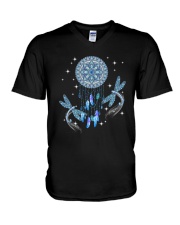 Dragonfly Dreamcatcher V-Neck T-Shirt thumbnail