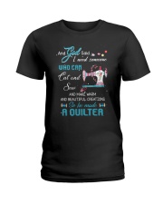 He Made A Quilter Ladies T-Shirt thumbnail