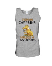 I Run On Caffein And Horses Unisex Tank thumbnail