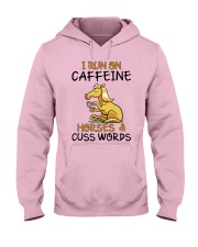 I Run On Caffein And Horses Hooded Sweatshirt front