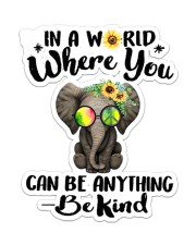 Hippie Be Kind Sticker - Single (Vertical) front