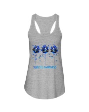 Diabetes Rose Diabetes Awareness Ladies Flowy Tank tile