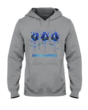 Diabetes Rose Diabetes Awareness Hooded Sweatshirt tile