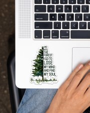 Hiking Into The Forest I Go Sticker - Single (Vertical) aos-sticker-single-vertical-lifestyle-front-11
