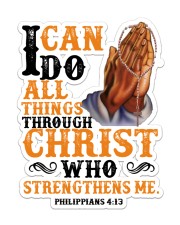I Can Do All Things Sticker - Single (Vertical) front