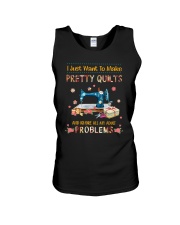I Just Want To Make Pretty Quilts Unisex Tank thumbnail