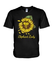 Elephant Lady V-Neck T-Shirt thumbnail