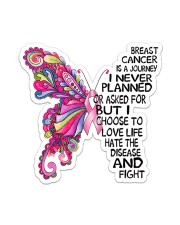 Breast Cancer Journey Sticker - Single (Vertical) front