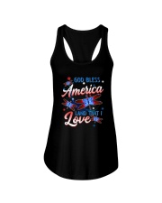God Bless America Ladies Flowy Tank thumbnail